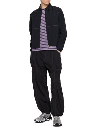 Figure View - Click To Enlarge - UNNA - Run Wild Long Sleeve Contrast Stitch Technical Shirt