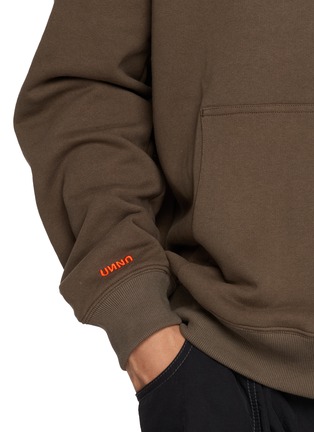  - UNNA - Slow Motion Logo Embroidered Hoodie