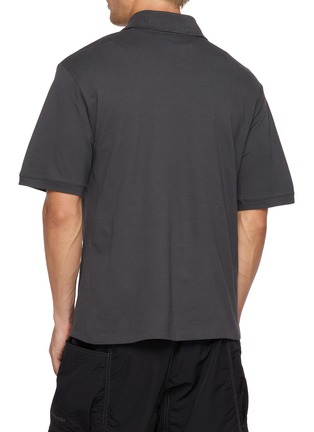 Back View - Click To Enlarge - UNNA - Cotton Polo Run Shirt