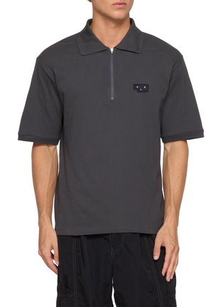 Main View - Click To Enlarge - UNNA - Cotton Polo Run Shirt