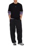 Figure View - Click To Enlarge - UNNA - Skewed Logo Back Print T-Shirt