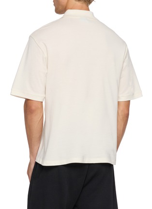 Back View - Click To Enlarge - UNNA - Cotton Polo Run Shirt