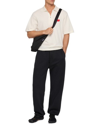 Figure View - Click To Enlarge - UNNA - Cotton Polo Run Shirt