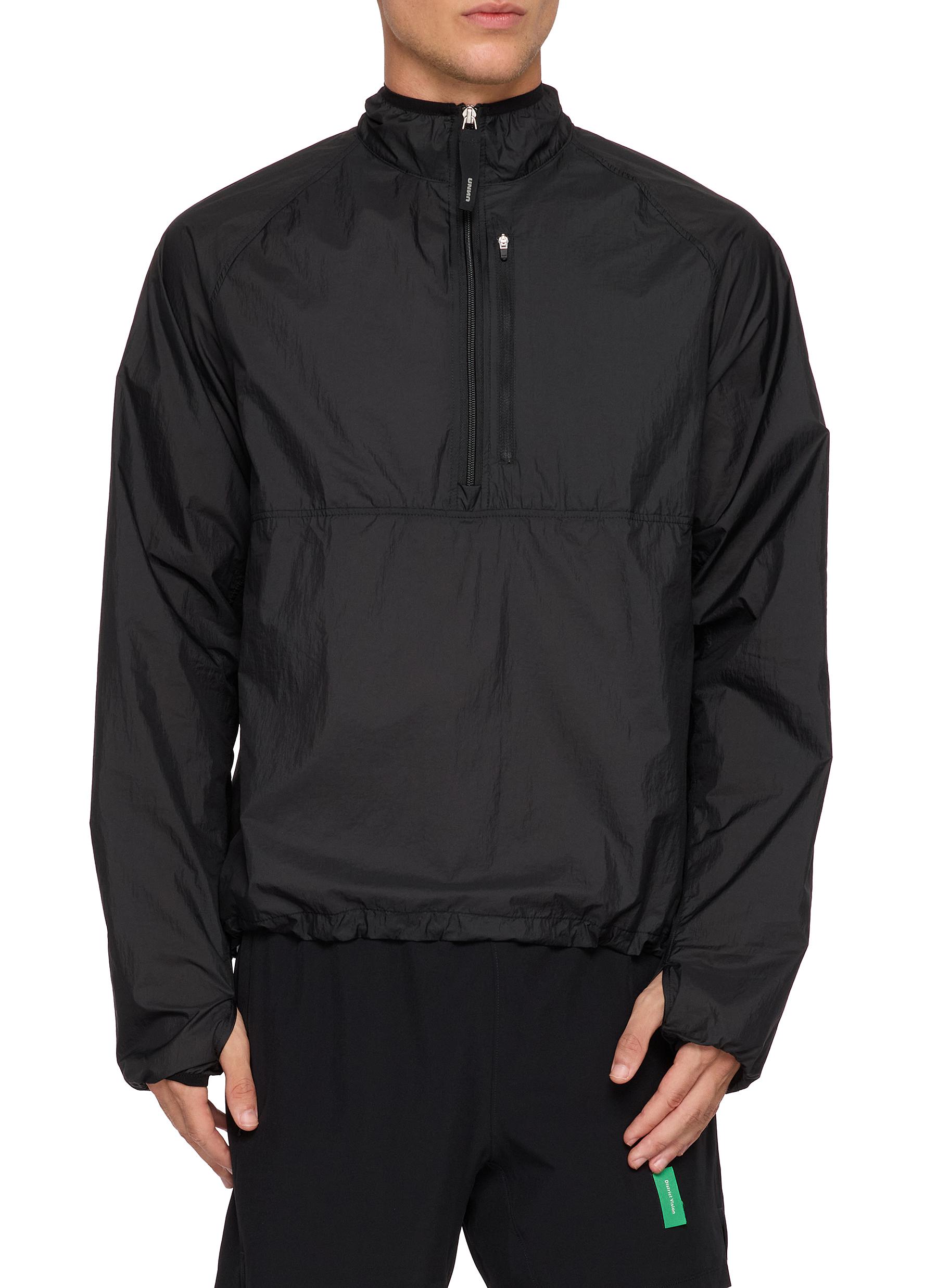 UNNA | Smiles Windstopper Half Zip Stand Collar Jacket | Men 