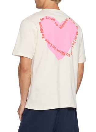 Back View - Click To Enlarge - UNNA - Heart Print T-Shirt