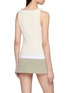 Back View - Click To Enlarge - BONBOM - Twisting Two Tone Layered Tank Top