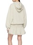 Back View - Click To Enlarge - BONBOM - Bubble Hem Hoodie Dress