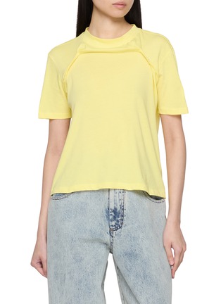 Main View - Click To Enlarge - BONBOM - Pinched Logo T-Shirt