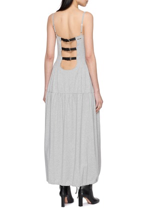 Back View - Click To Enlarge - BONBOM - Two Way Back Buckle Jersey Dress