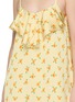  - BONBOM - Sleeveless Front Ruffle Floral Mini Dress
