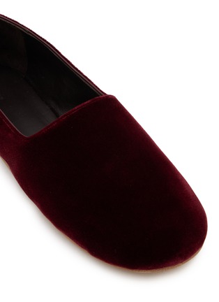 Detail View - Click To Enlarge - THE ROW - Ponto Velvet Slippers