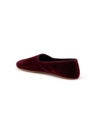 Detail View - Click To Enlarge - THE ROW - Ponto Velvet Slippers