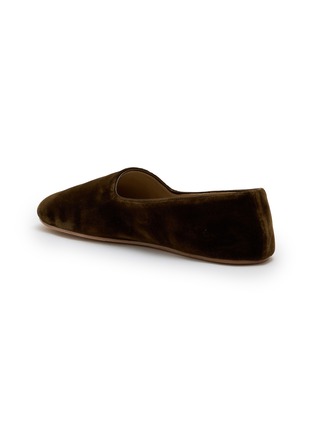 Detail View - Click To Enlarge - THE ROW - Ponti Velvet Slip-Ons