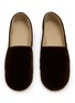 Figure View - Click To Enlarge - THE ROW - Ponti Velvet Slip-Ons