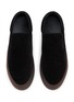 Figure View - Click To Enlarge - THE ROW - MH Slip On Suede Sneakers