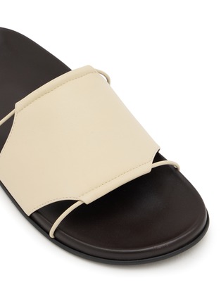 Detail View - Click To Enlarge - THE ROW - Vivienne Leather Slides