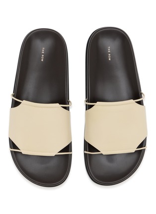 Figure View - Click To Enlarge - THE ROW - Vivienne Leather Slides