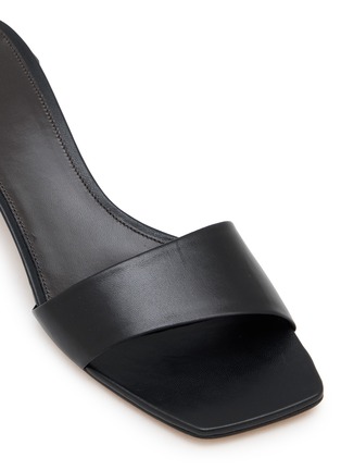 Detail View - Click To Enlarge - THE ROW - New Chocolate 40 Leather Slides