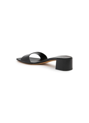 Detail View - Click To Enlarge - THE ROW - New Chocolate 40 Leather Slides