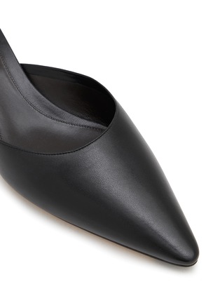 Detail View - Click To Enlarge - THE ROW - Liisa 30 Leather Kitten Mules
