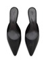Figure View - Click To Enlarge - THE ROW - Liisa 30 Leather Kitten Mules