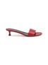 THE ROW 40 Combo Leather Kitten Heels