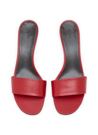 Figure View - Click To Enlarge - THE ROW - 40 Combo Leather Kitten Heels