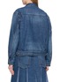 Back View - Click To Enlarge - SACAI - Double Breasted Dark Wash Denim Jacket