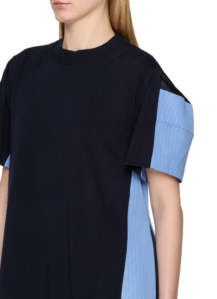  - SACAI - Hybrid Knit Dress
