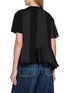 Back View - Click To Enlarge - SACAI - Pleated Flounce Hem T-Shirt