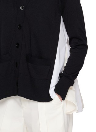  - SACAI - Hybrid Knit Cardigan