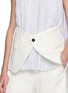  - SACAI - Blazer Panel Sleeveless Shirt