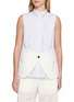 SACAI Blazer Panel Sleeveless Shirt