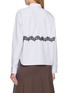 Back View - Click To Enlarge - SACAI - Lace Detail Striped Shirt