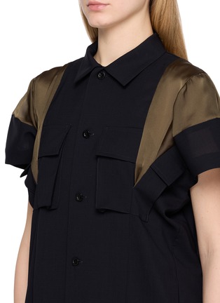  - SACAI - Panelled Shirt Style Dress