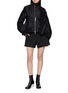 Figure View - Click To Enlarge - SACAI - Hybrid Blouson Jacket