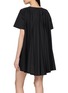 Back View - Click To Enlarge - SACAI - Printed Pleated Back T-Shirt Dress