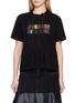 SACAI Layered Slogan Print T-Shirt