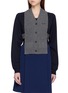 Main View - Click To Enlarge - MIU MIU - Side Open Cashmere Cardigan Vest