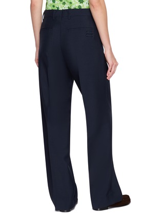 Back View - Click To Enlarge - MIU MIU - Straight Leg Tailored Pants