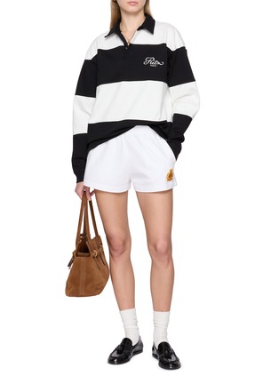 Figure View - Click To Enlarge - FRAME - x Ritz Stripe Polo Shirt
