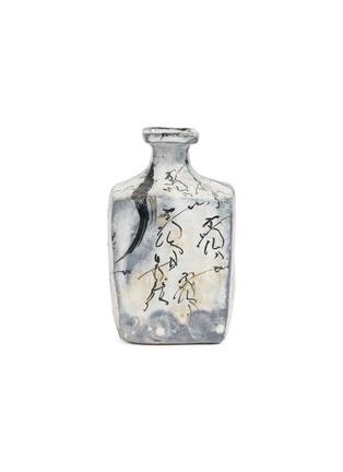 Detail View - Click To Enlarge - ROBERT YELLIN - Black & White Sake Carafe