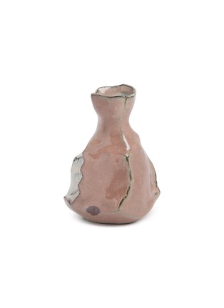 Detail View - Click To Enlarge - ROBERT YELLIN - White Drip Glaze Sake Carafe