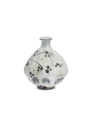 Detail View - Click To Enlarge - ROBERT YELLIN - Black & White Sake Carafe