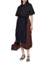 Figure View - Click To Enlarge - PRADA - Epaulette Cotton Shirt