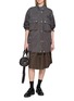 Figure View - Click To Enlarge - PRADA - Multi Pocket Stand Collar Jacker