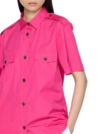  - PRADA - Epaulette Cotton Shirt