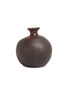 Detail View - Click To Enlarge - ROBERT YELLIN - Antique Old Bizen Dark Brown Large Flask