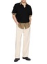Figure View - Click To Enlarge - GOOD PEOPLE GOOD STITCHING GOOD PRODUCT - Contrast Stitch Half Sleeve Knit Polo Shirt