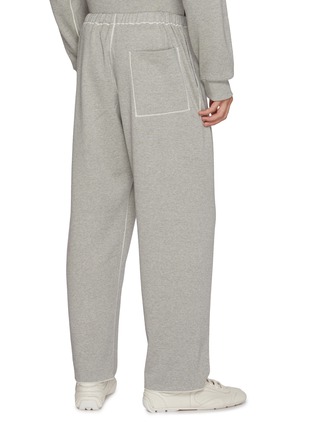 Back View - Click To Enlarge - GOOD PEOPLE GOOD STITCHING GOOD PRODUCT - Contrast Stitching Elasticated Tapered Leg Pants